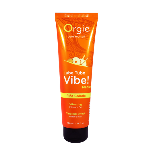 Lube Tube Vibe! - Medium - Piña Colada - 100ml | 3.38 fl oz.